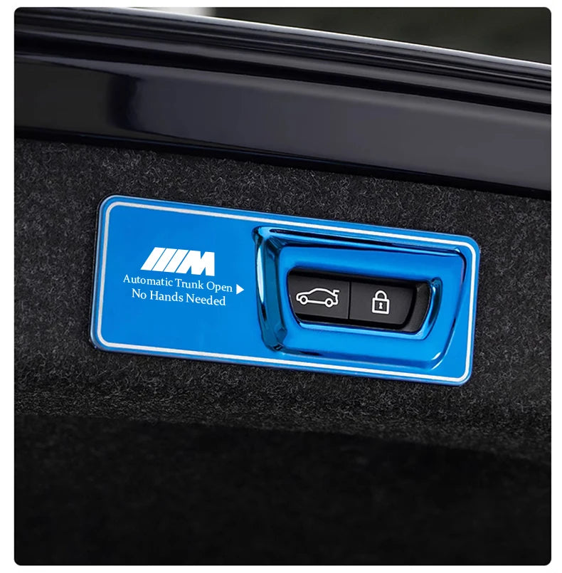 -Car Trunk Metal Reminder Sticker For BMW E46 E90 E60 F30 F10 E36 G20 G30 E92 E91 X5 E70 E30 F31 X1 X2 X3 F25 X4 F34 F45 F40 F39